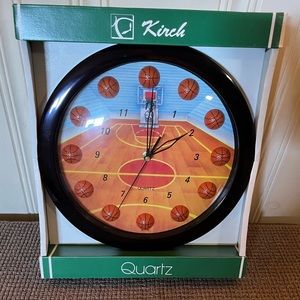 NEW Basketball Theme Wall Clock
